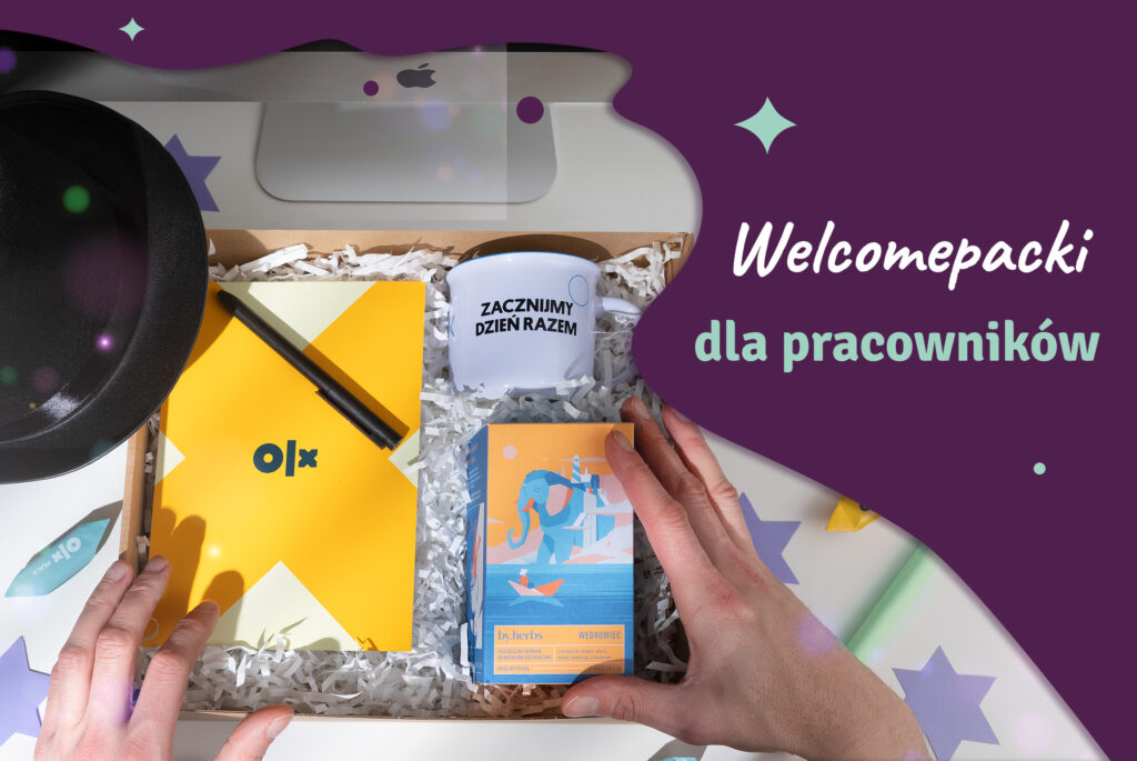 Welcomepacki dla pracowników. Prezenty dla pracowników. Firmowe prezenty dla pracowników. Prezenty biznesowe. Zestaw dla pracowników. Prezenty dla partnerów biznesowych. Upominki biznesowe. Upominki firmowe.