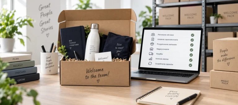 Welcome packi - zestawy onboardingowe